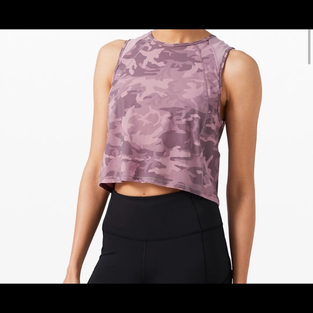 Lululemon Sculpt Cropped Tank